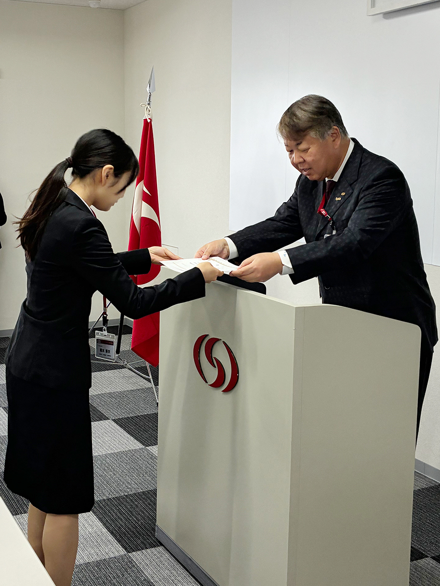 2026年度オーエスグループ合同入社式